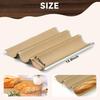 Unbleached Precut Parchment Paper for Baguette Bread Pan - 100-Pack Disposable Baking Sheets for Sourdough French Bread Pans, Non-Stick Baking
