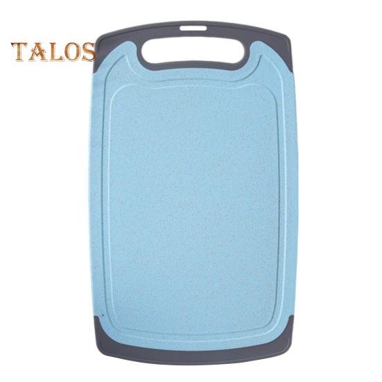 Double-sided Cutting Board Vegetable Meat Chopping Board with Grooves Easy Grip Handle Non-Slip Kitchen Essential for Foodies And Chefs