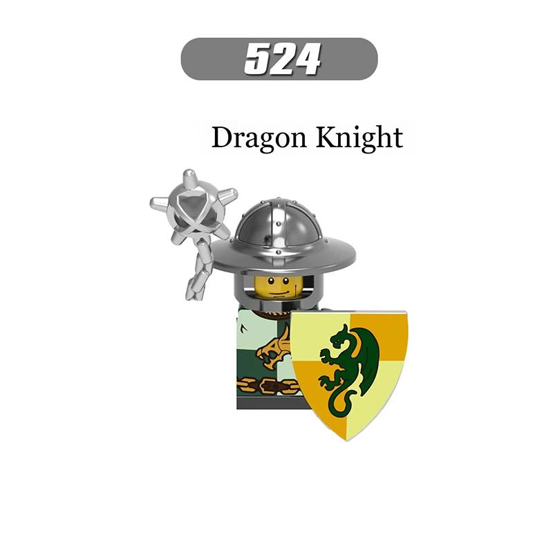 Mittelalterliche Ritter Serie Figuren Bausteine Krieger Soldaten Wachen Löwenherz Krankenhaus Deutscher Ritter Schlacht Hirte Kindergeschenk