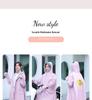 Women's Long Single-Piece Stormproof Raincoat with Electric Battery for Adults