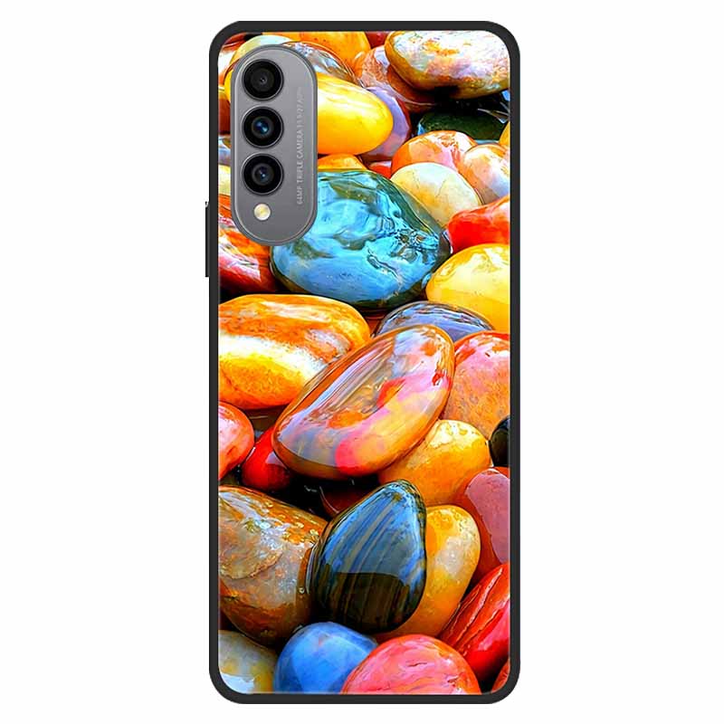 For WIKO T50 Case T 50 Soft silicone TPU Back Cover For Wiko T50 W-P861-01 W-P861-02 Phone Case WikoT50 Black Protective Painted