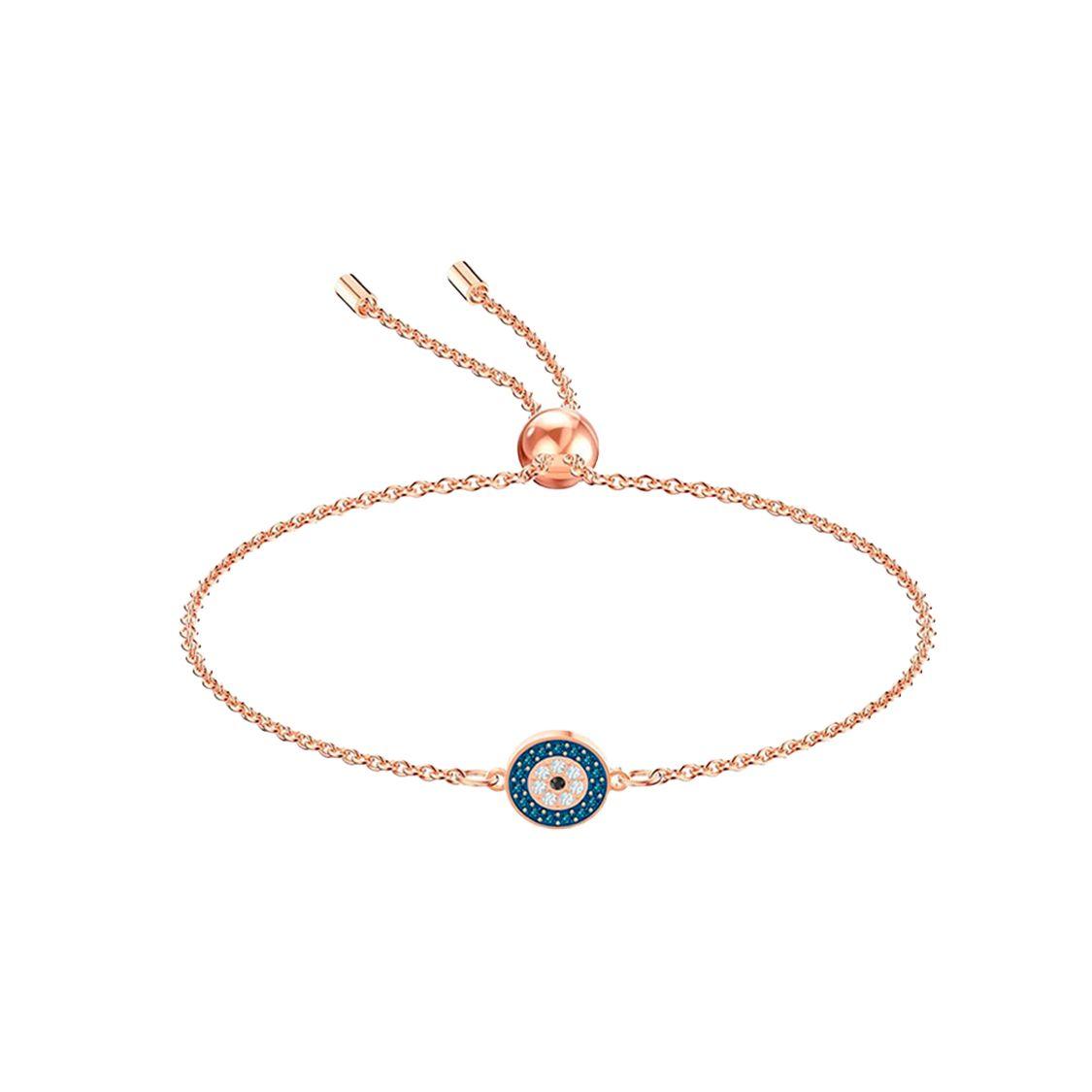 Swarovski Luckily Lucky Evil Eye Round Bracelet Women bracelets 5468924 Rose Gold