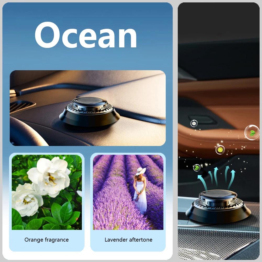 Solar Car Air Freshener Automatic Rotation Perfume Diffuser Essential Oil Diffuser Interior Air Freshener Diffuser Aromatherapy