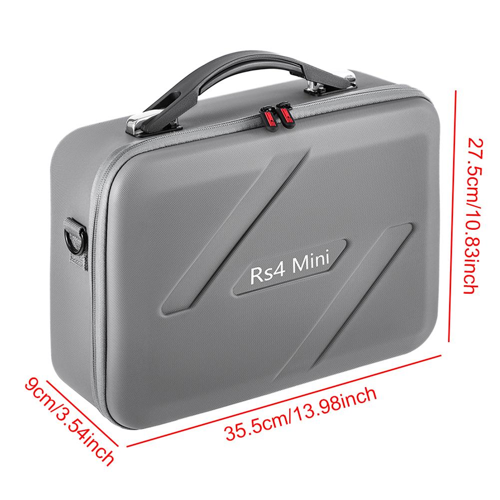 

for DJI RS4 Mini Carrying Case Portable Storage Bag PU Travel Shoulder Bag Shockproof Handbag Handheld Stabilizer Accessories