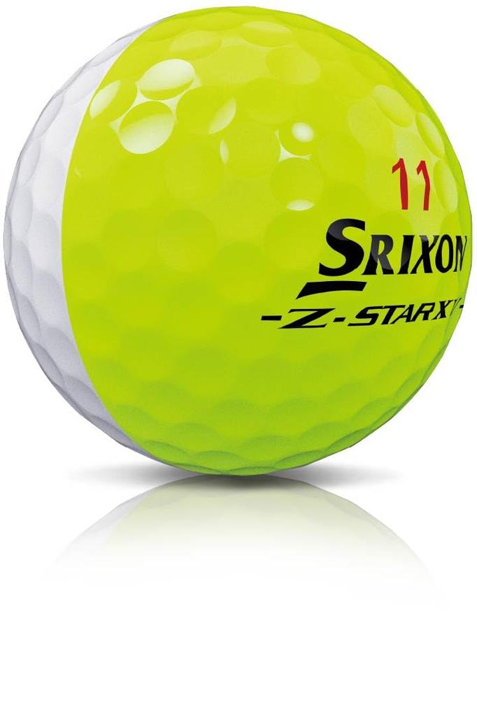 DUNLOP Srixon XV Divide Golf 2025 1 Dozen Z-Star Balls, Model, (12 Balls), White/Yellow