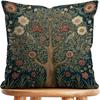 YOU FOUND ME William Morris Abstract Art Floral Design Throw Pillow Cover Home Decor, Vintage Tree Pillowcase Cover for Bed Sofa Living Room, Indoor