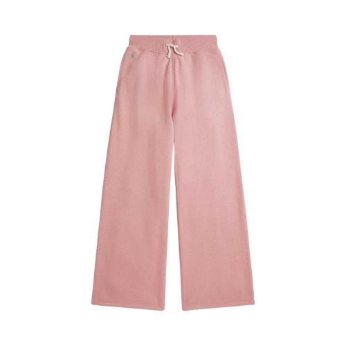 Ralph Lauren Girls Polo Fleece Wide Leg Jogging Bottoms