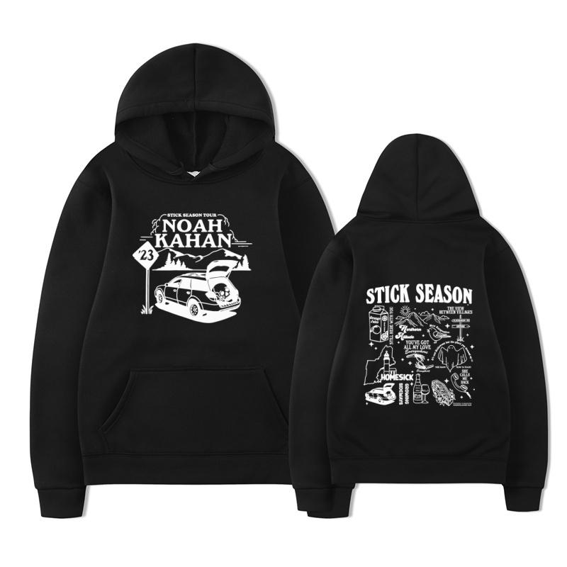 

Noah Kahan Stick Season Merch Country Music Album Hoodie Sweatshirt Winter Warm Pullover Top Streetwear Unisex 3XL
