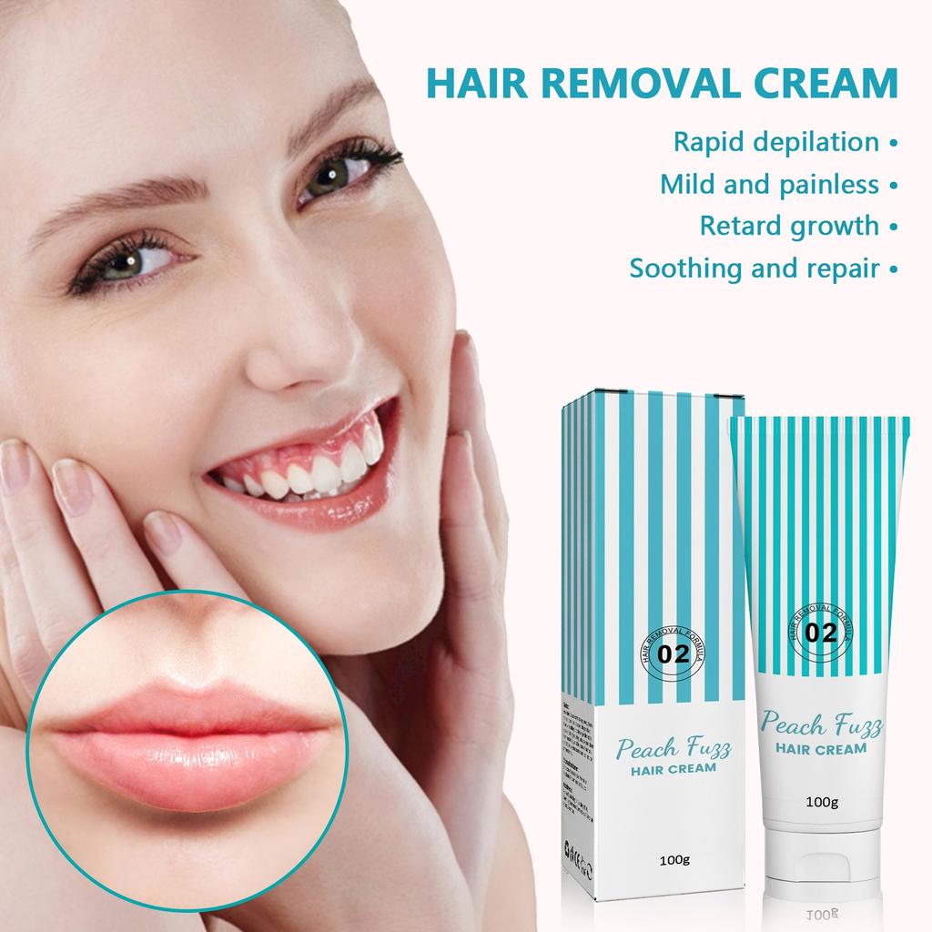 Facial Hair Removal Upper Lip Chin Peach Fuzz Hair Removal Moisturizing Hair Removal For Women Facial Mustache