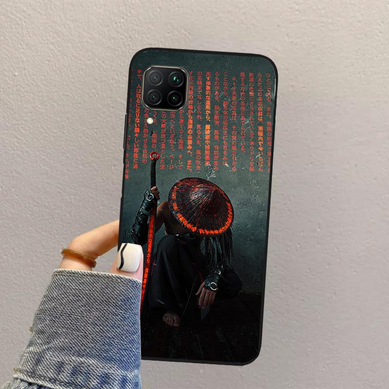 Japan Samurai Katana For Huawei Nova 3i 7i 8i 11i 12i 9 10 SE Y73 Y90 Y70 Y72 Y61 Y91 P30 P40 Lite P60 Pro Case