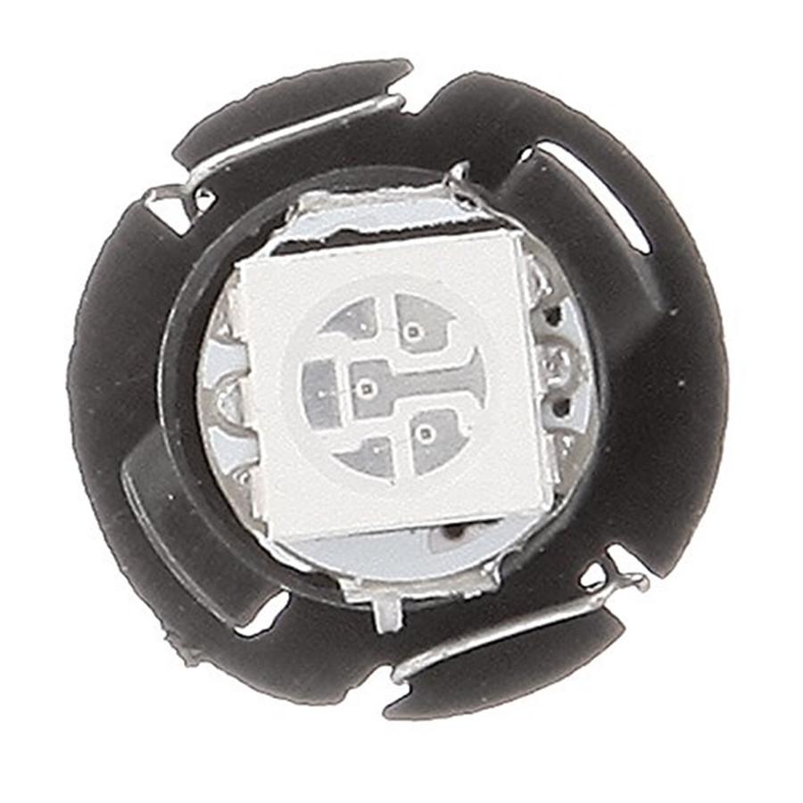 

30X 12V T4.7 Wedge 5050-SMD Light Bulbs Colorful Decor Car Dashboard Panel Gauge
