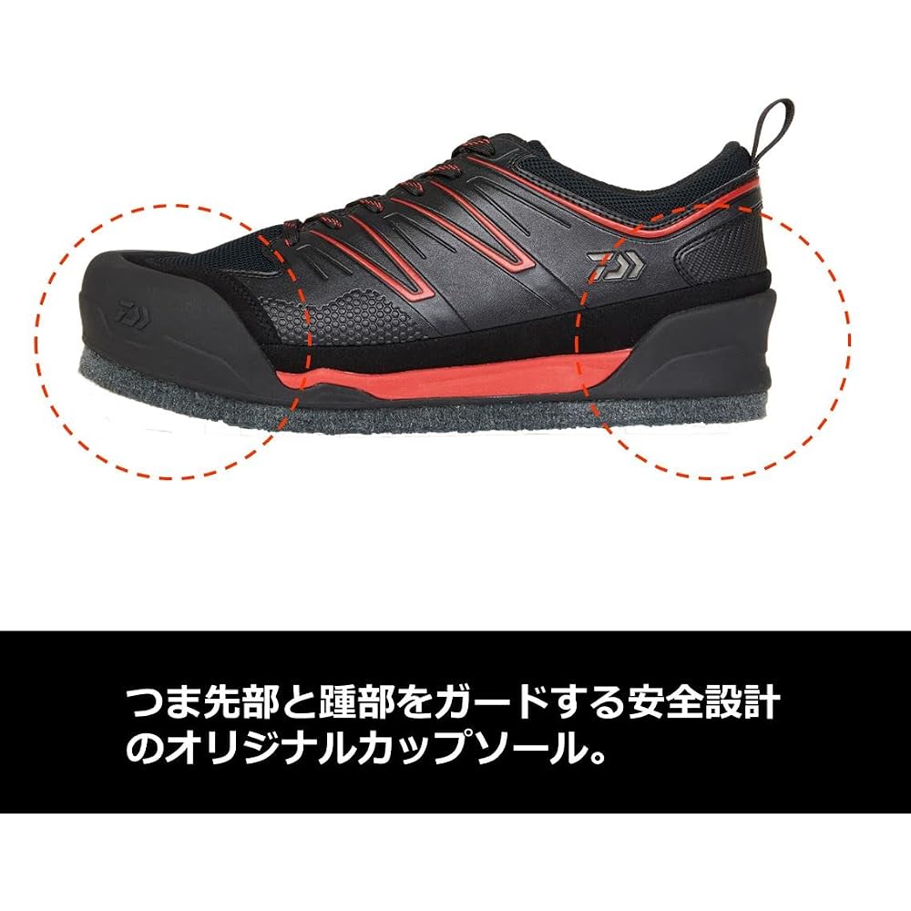 Daiwa DS-2103 Shoes Red 27.0 Size Lightweight Comfortable Footwear