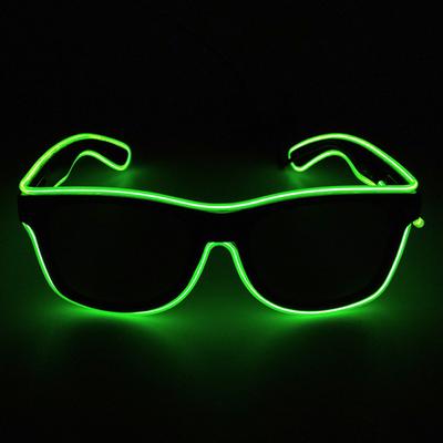 Party sluneční brýle rozsvítí LED Unisex drátěná neonová záře ve tmě Lehká fotorekvizita Hip Hop Děti Dospělí Brýle KTV Barové potřeby
