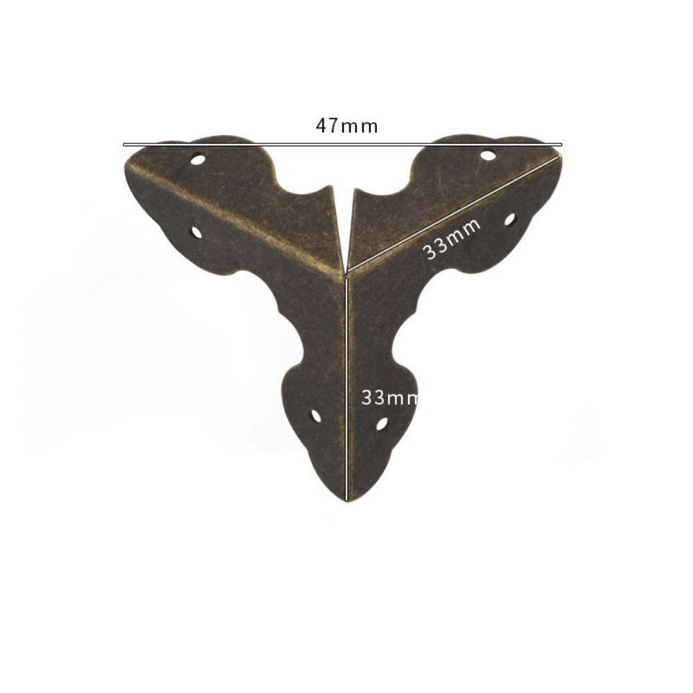 

Мини Уголок Листа Различные Стили Фурнитура для Багажа Аксессуары Защита Угла Деревянной Коробки Деревянная Коробка 33x33mm-style 2-bronze