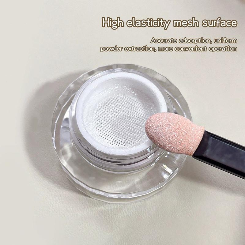 Mondlicht Perlmutt Weiß Nägel Glitzerstaub Chrom Aurora Weiß Einreibpulver Spiegelpigment Nail Art Zubehör Dekoration