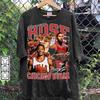 Vintažiniai 90-ųjų Derrick Rose marškinėliai - Derrick Rose vintažiniai marškinėliai - Retro Amerikietiški B Unisex marškinėliai