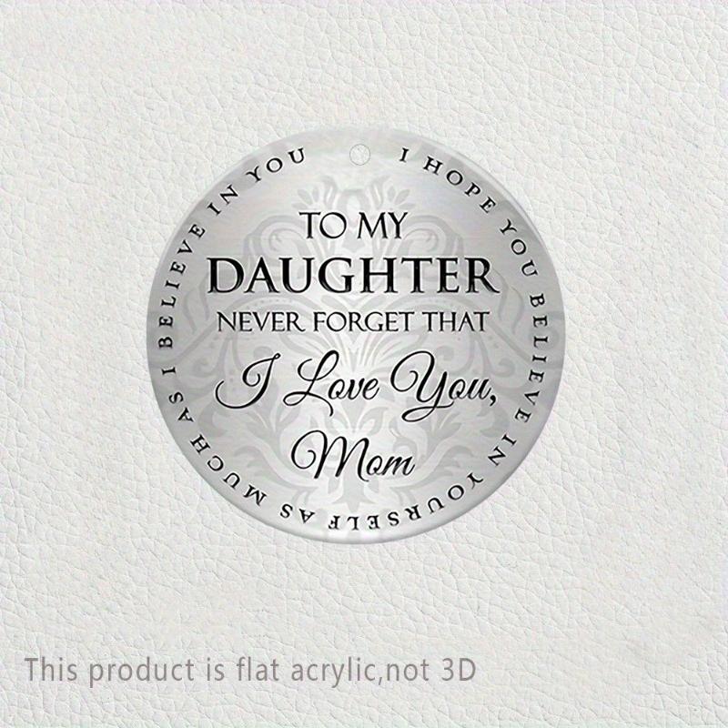 

30pcs Vintage-Style Engraved Acrylic Ornaments - Never Forget Mom S Love Christmas Tree Decorations with Red Ribbons, Ideal for Home & Holiday Tree