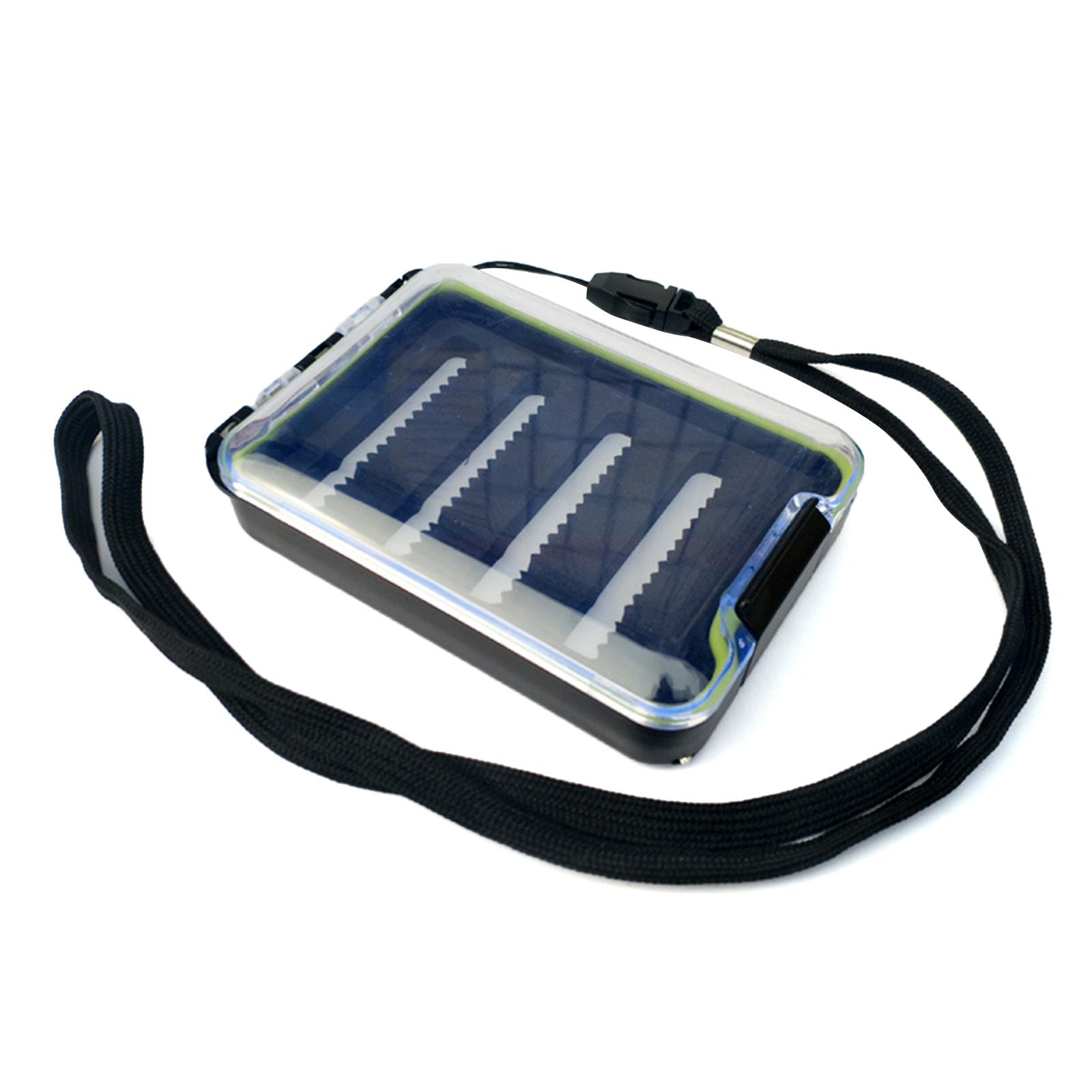 

Fishing Tackle Hook Box Fly Fishing Case Waterproof Pockets Fly Fishing Box Containers Baits Lure Hook Organizers