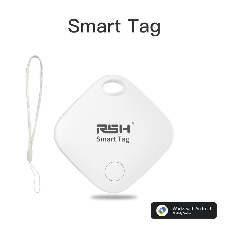 RSH Smart GPS Tracker for Android Device Bluetooth Tag Work With Google Find My Bag Luggage Key Finder for Xiaomi Pixel Motorola