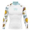 UV Protection Long Sleeve Rash Guard Surfing Diving Swimming Men Women Adult Summer Sportswear
