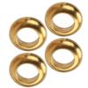 4Pcs Bicycle Gasket High Toughness Corrosion Resistance No Rust Compact Lightweight Convex Washer Spacer for BikeGold
