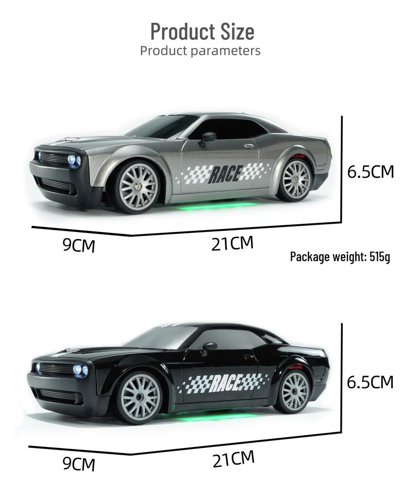 High-Speed 1:20 Remote Control Drift Car for Kids - 2.4G Four-Wheel Drive Toy Racing Model