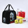 Halloweenský hororový film Terrifier Izolovaná taška na oběd do práce školy Přenosná chladicí termální bento box Ženy Děti Pikniková taška