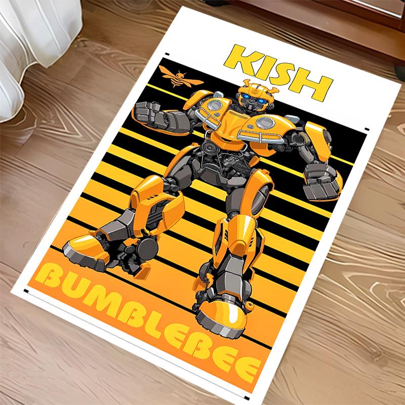 Custom personalization Bumblebee Print Area Rug - Soft, Washable Non-Slip Indoor Mat,Living Room,Home&Office Decorative Rug