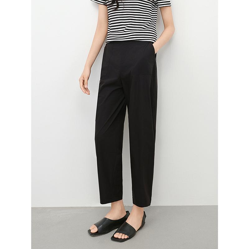 JUZUI Casual Commuting Style Sickle Pants