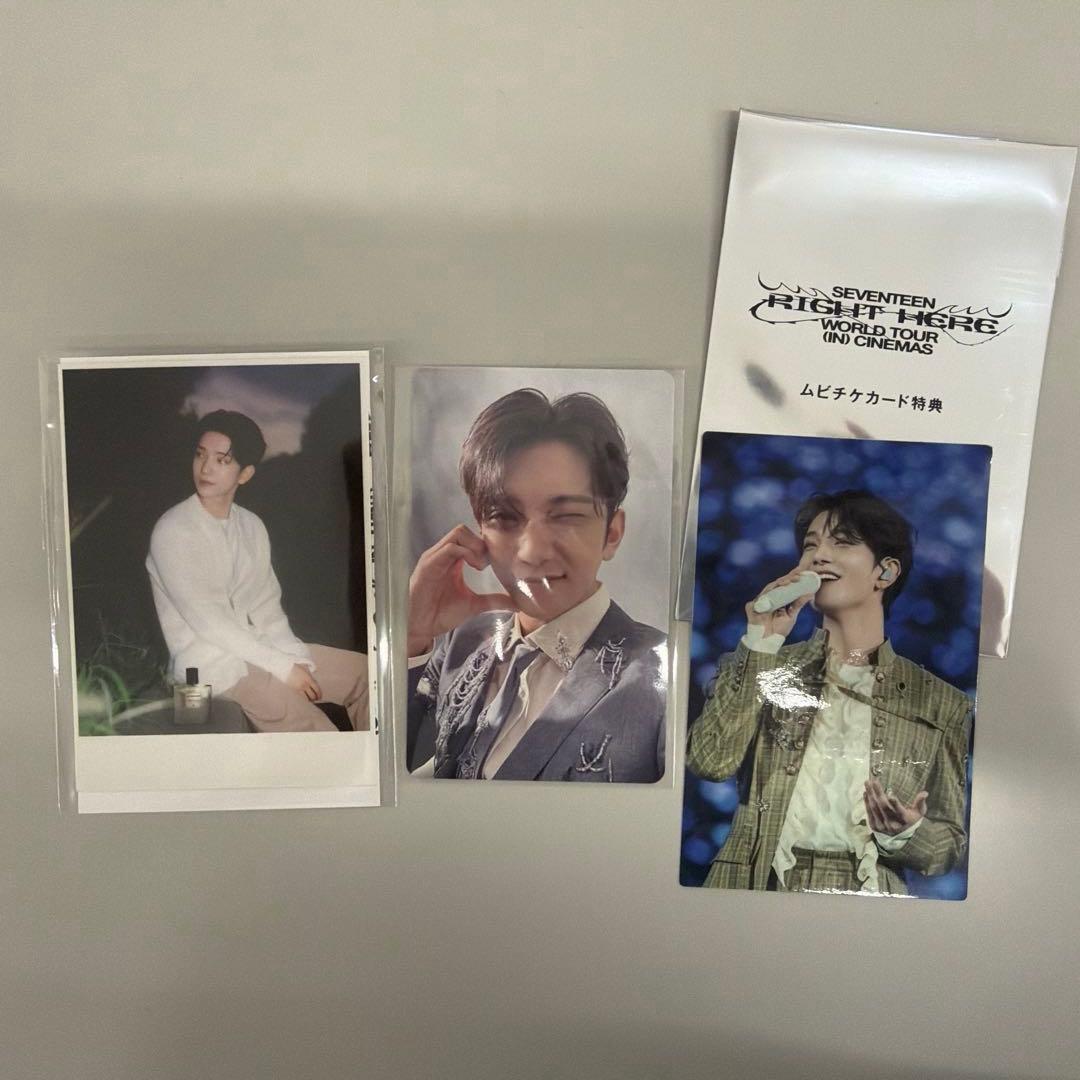 

[USED] SEVENTEEN Joshua, Laura James Harper Limited Edition Polaroid + Trading Cards, etc.