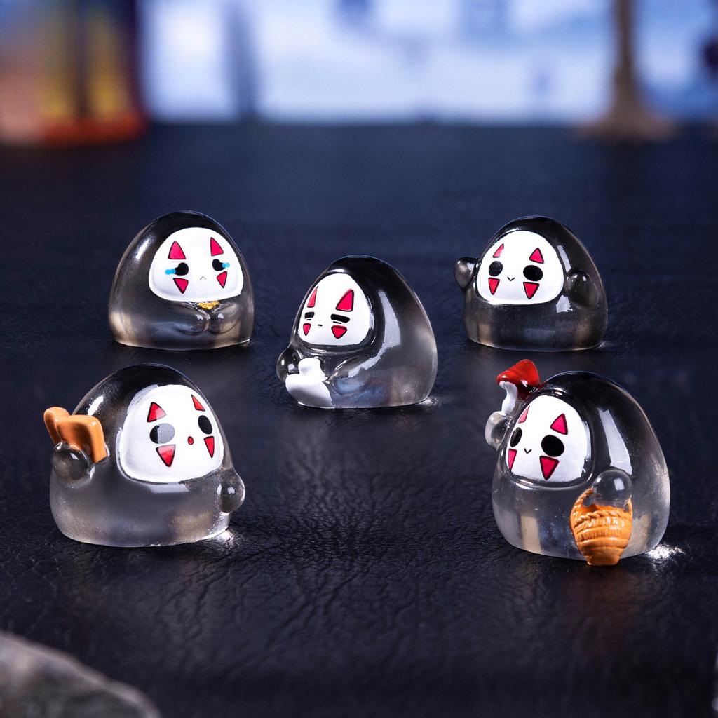 5Pcs/set Cartoon Action Figures Miniatures Resin Ornaments Fairy Garden Decoration Moss Terrarium Micro Landscape