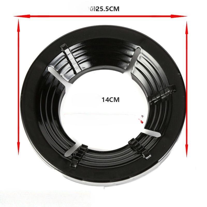 

Stainless Steel Windproof and Flame-gathering Hood Natural Protective Cover for Gas Stove 4. Open