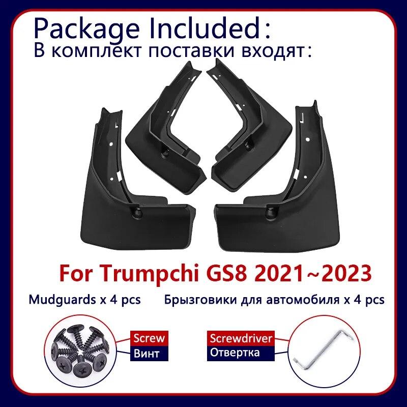 4x Car Mud Flaps for GAC Trumpchi GS8 Accessories 2022  2023 Mk2 2th II Mudguards Mud Splash Guards Flap Fender Car Mudflaps