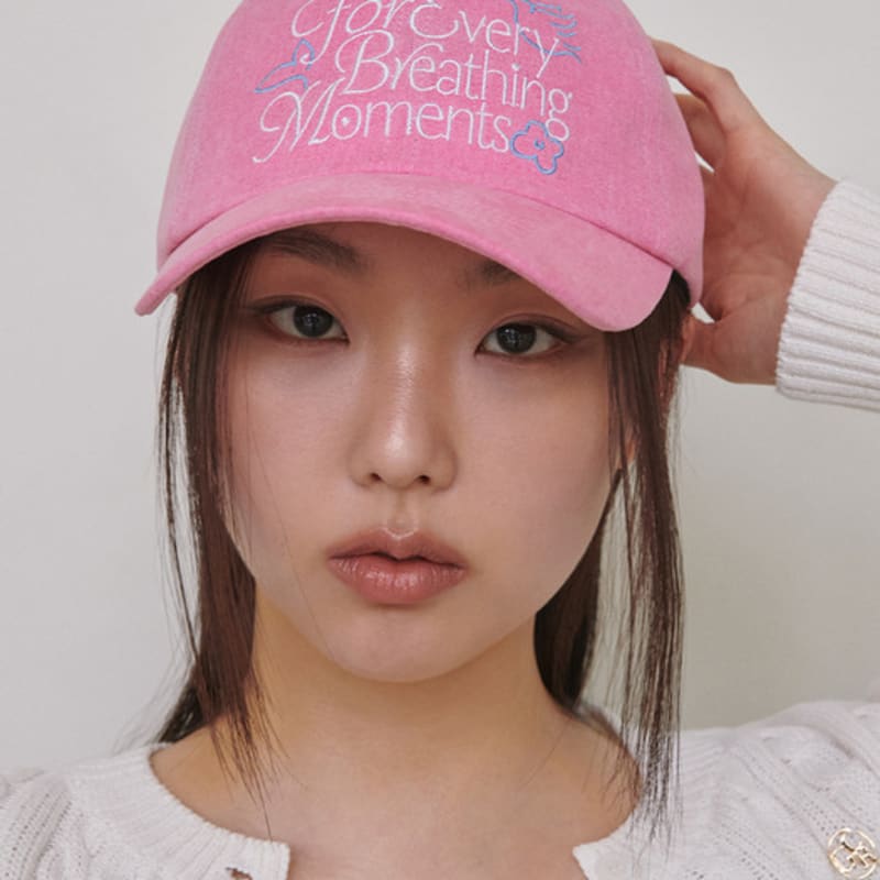 GOCORI FOR EVERY BREATHING MOMENT CAP - PINK Ball Cap Pink