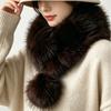 Keep Warm Plush Scarf Coldproof Neck Wrap Soft Neck Warmer  Winter