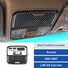 Real Carbon Fiber Steering Wheel Button Trim Fit for Honda Accord 2003-2007 Inner Decal Cover 3D Sticker Auto Accessories