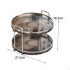 2 Tier Counter Tray ,Countertop Organizer Home Jewelry Storage Serving