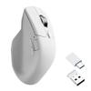 Keychron M6 Wireless PixArt 3395 Programmable Side Scroll Up To Lightweight Ergonomic Design for and Linux White with Metal Mouse, 2.4 GHz/Bluetooth