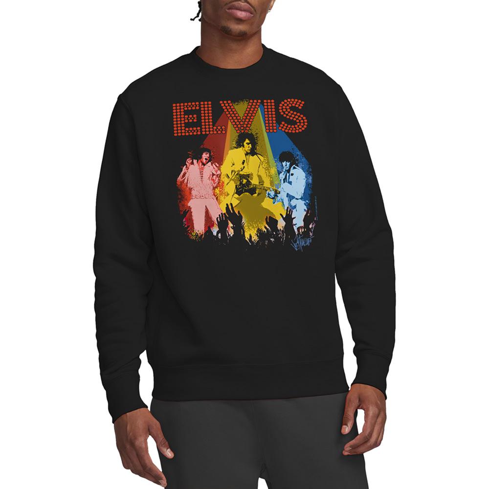 Elvis Presley Unisex Erwachsenen Vegas Remembered Sweatshirt
