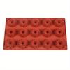 1pc 15 Holes Spiral Shape Silicone Cake Mold Mousse Dessert Baking Chocolate Donuts Bakeware Pastry Mould