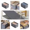 Multipurpose Non-woven Clothes Storage Box Gray Various Sizes