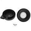 1Pcs 16mm 3/8PT Air Compressor Plastic Black Air Compressor Intake Filter Male Thread Filter Muffler Air Compressor Accessory