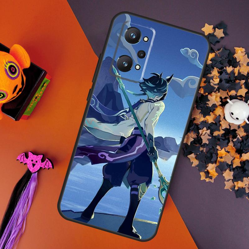Xiao Genshin impact For Realme GT Neo 5 3 2 C55 C35 C33 C31 C30 C25 C21Y C15 C11 Realme 10 8 9 11 Pro Plus Case