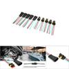 5 Sets 3 Pin Car Electrical Connector Waterproof With Wire Waterproof Connector Electrical Connector Plug Motorcycle Electrical