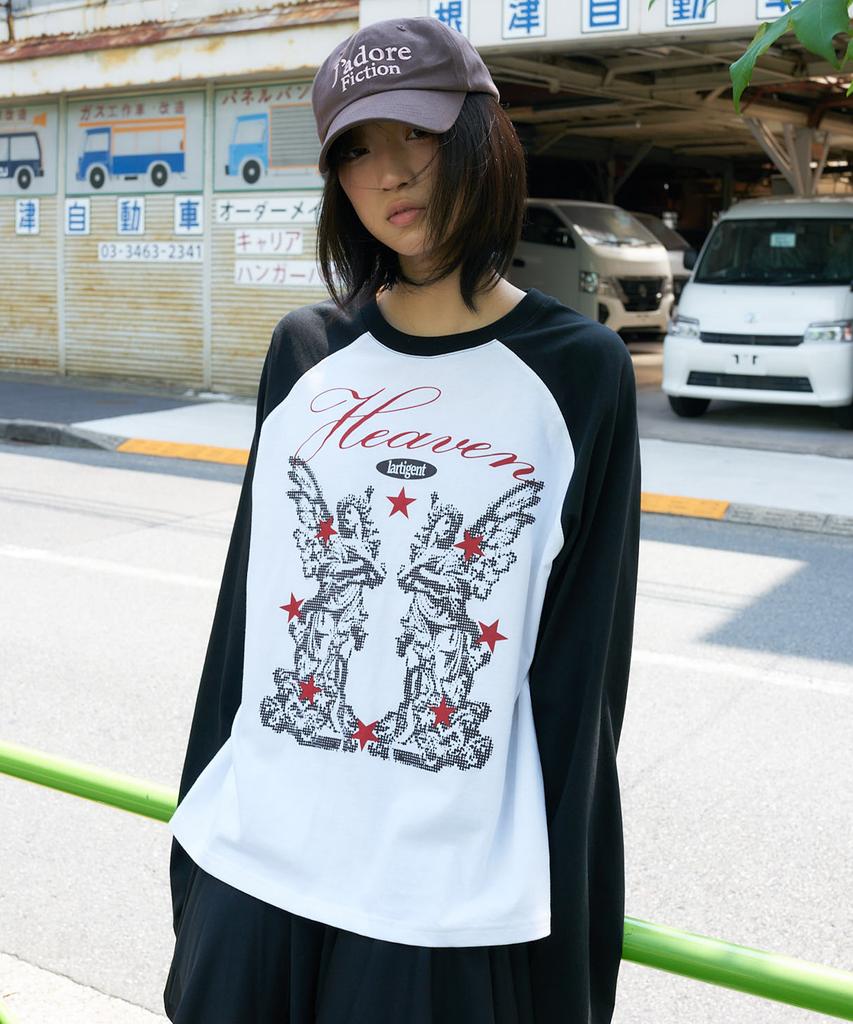 LARTIGENT L27 Heaven Raglan T-Shirt(Black)