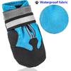 Dog Waterproof Boots Shoes Anti-Slip Booties, with Adjustable Strap and Reflective Strip, Premium Paw Protector Fit for Medium and Large Dogs(4Pcs)