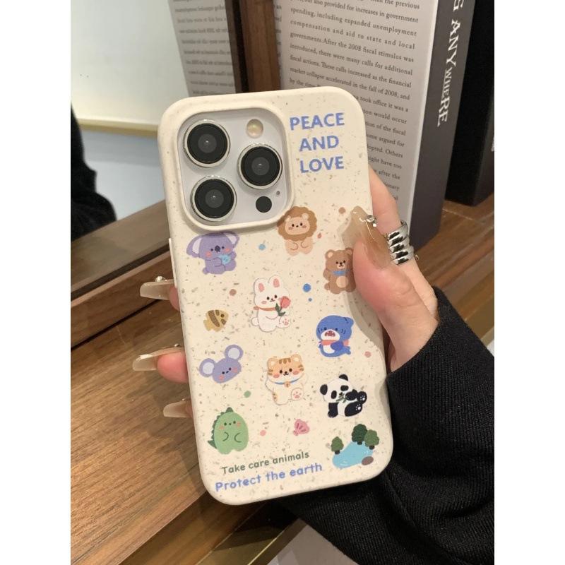 Applicable to iphone11promax cartoon new ins11 wind apple 11pro mobile phone case cute little animal
