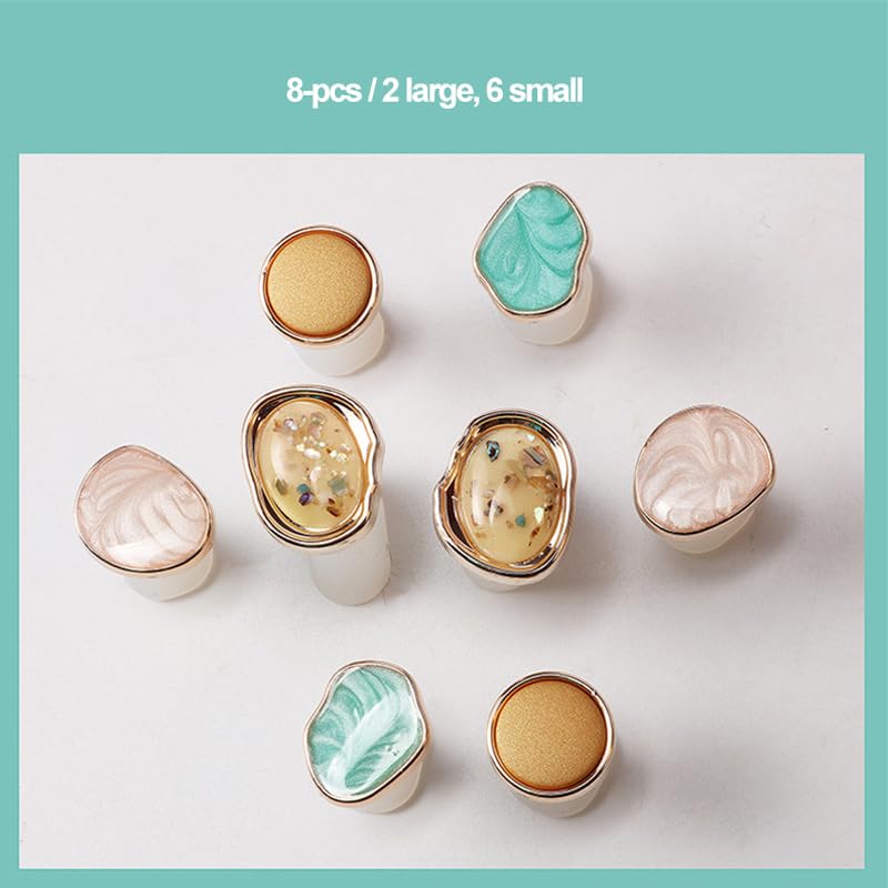 8pcs Silicone Toe Separators, Pedicure Toe Dividers, Toe nail Manicure Dividers for Nail Polish Application