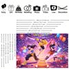 1pc dynamic birthday background banner suitable for birthday celebrations anniversaries family gatherings theme parties