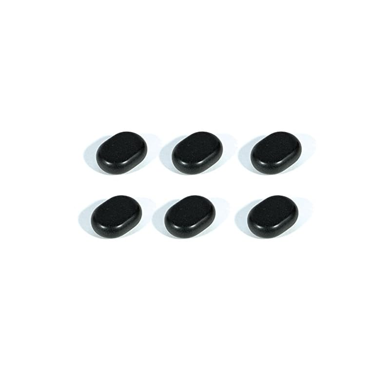 

large basalt hot stone set of 6 [ hot stone stone heater hot stone therapy therapy natural stone spa Lomilomi Hawaii Hawaiian massage ]